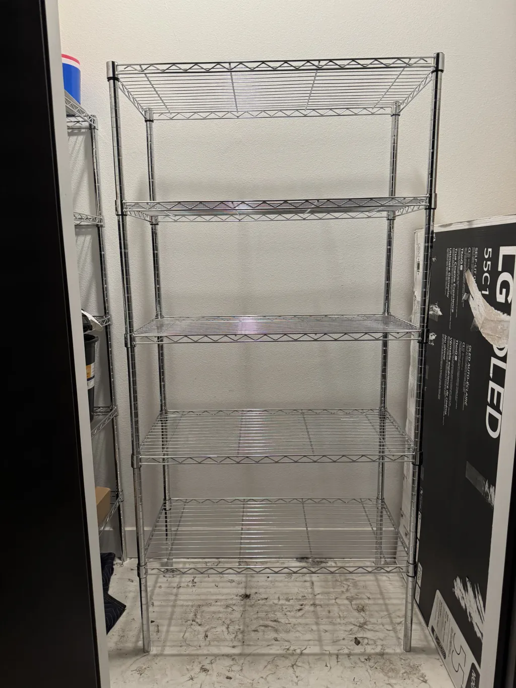 Photo 2 of Target NSF steel shelves, 5 tier 7