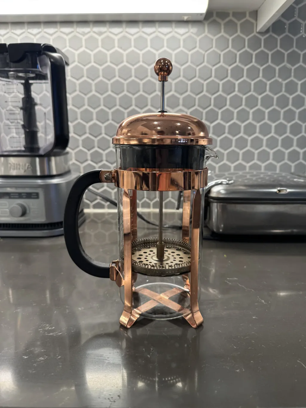 Photo 1 of Bodum copper french press