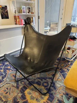 Photo of Leather butterfly chair