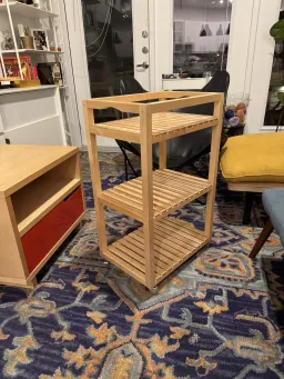 Photo of IKEA Molger wood cart