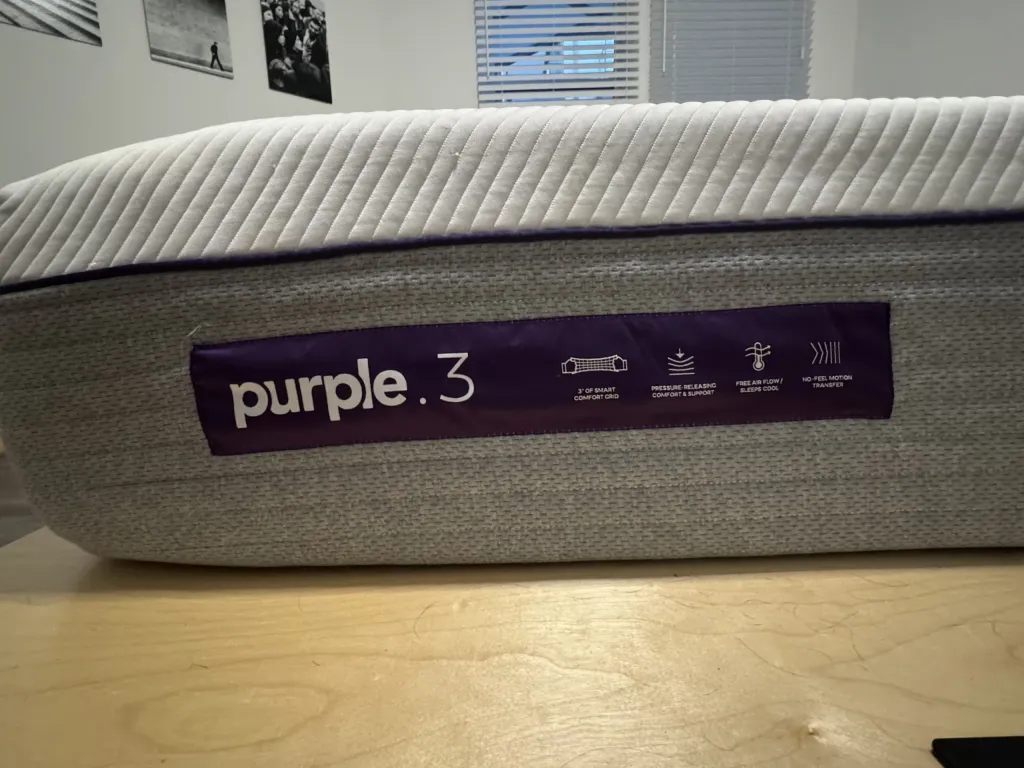 Photo 2 of Purple 3 king mattress
