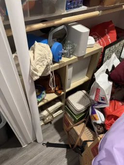 Photo of IKEA Kallax 2 x 2, stained white oak veneer